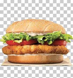 Whopper Chicken Sandwich Crispy Fried Chicken Hamburger Bacon PNG ...