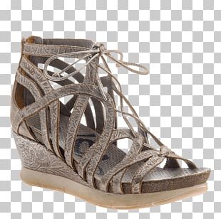 Wedge Sandal Platform Shoe High-heeled Shoe PNG