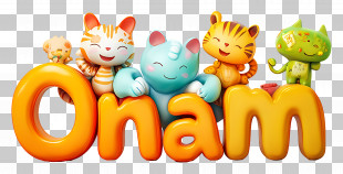 Onam - Onam Festival With Cats PNG