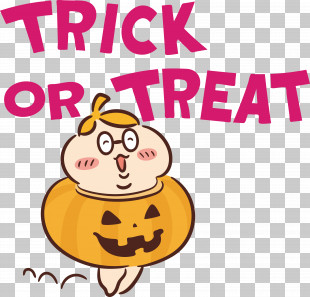 TRICK OR TREAT Halloween PNG
