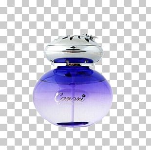 Solid Perfume Car Blue PNG