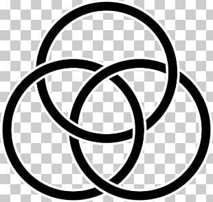 Borromean Rings Trinity Triquetra Symbol PNG