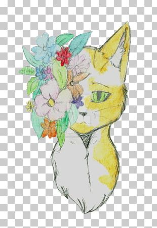 Floral Design Whiskers PNG