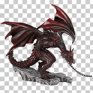 Dragon Figurine Sculpture Statue Fantasy PNG