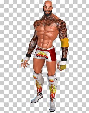 Rowdy Burns Bammy Professional Wrestler Character Poser PNG