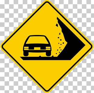 Warning Sign Landslide Traffic Sign PNG, Clipart, Angle, Area, Drawing ...