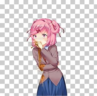 Doki Doki Literature Club! Sprite Video Game T-shirt PNG