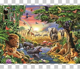 Jigsaw Puzzles Ravensburger Jungle World Puzzle Championship PNG