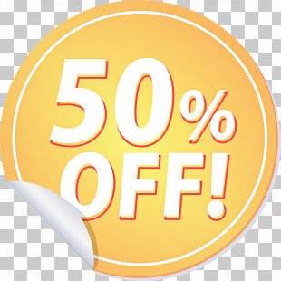 Discount Tag With 50 Off PNG Images, Discount Tag With 50 Off