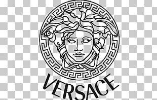Versace Logo Fashion Brand PNG, Clipart, Art, Black And White, Brand ...