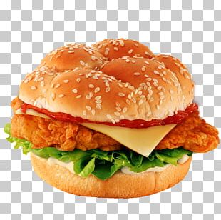 KFC Hamburger Cheeseburger Fried Chicken Chicken Sandwich PNG, Clipart ...