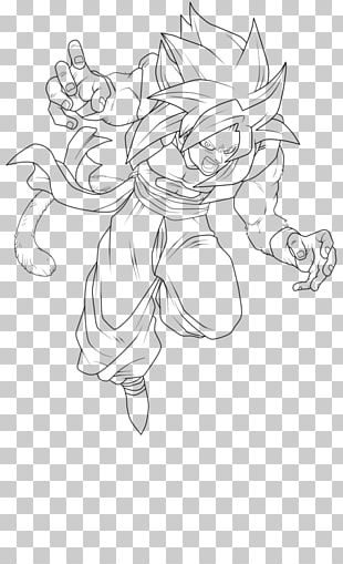 gogeta desenho preto e branco - Clip Art Library