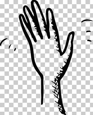 hand waving copy paste text art
