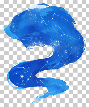 Celestial - Blue Constellation In Space PNG