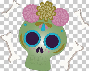 Calavera Skull Day Of The Dead Drawing Mexico PNG, Clipart, Art, Black ...