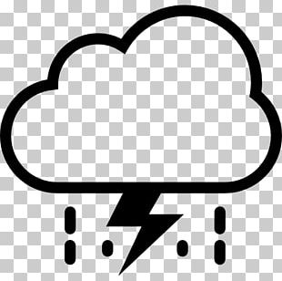 Storm Rain Cloud Weather Lightning PNG