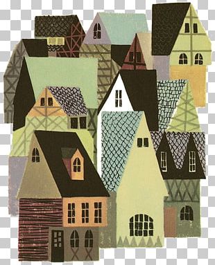 watercolor home house and building city element collection set town  16765359 PNG