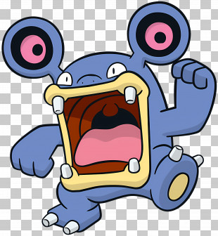 Loudred - Blue Shouting Creature PNG