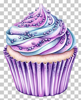 Cupcake - Delicious Cupcake With Frosting PNG