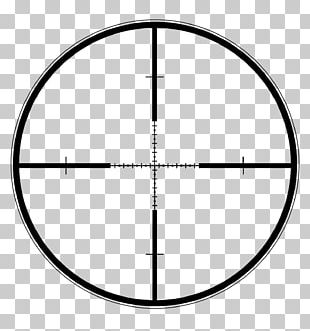 Telescopic Sight Reticle PNG, Clipart, Angle, Area, Black And White ...