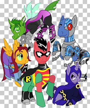 Beast Boy Raven Starfire Twilight Sparkle Cyborg PNG