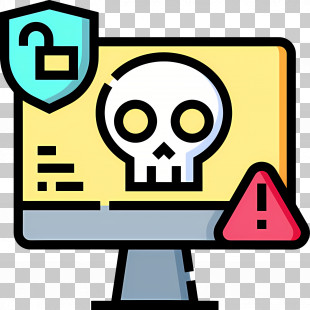 Cyber Security - Computer Virus Warning PNG