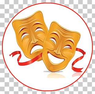 Theatrical Masks Of Tragedy And Comedy Stock Illustration - Download Image  Now - Gold - Metal, Gold Colored, Mask - Disguise - iStock