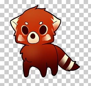 Red Panda Giant Panda Cartoon Drawing PNG