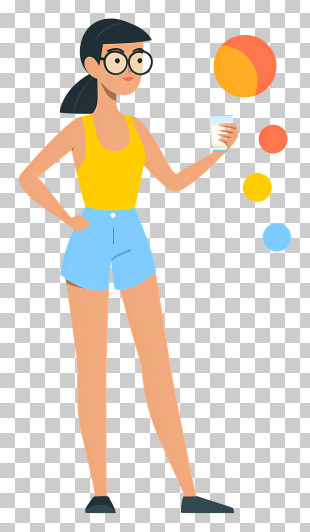 Woman Applying Sun Cream - Woman Enjoying A Drink PNG