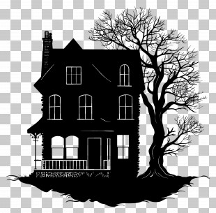 House - Spooky Haunted House PNG