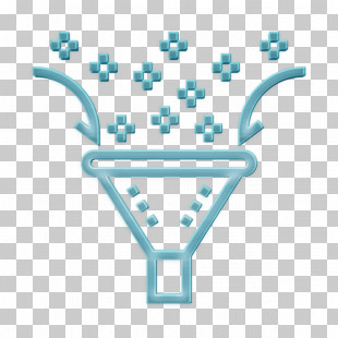 Funnel Icon Filtering Icon Data Management Icon PNG