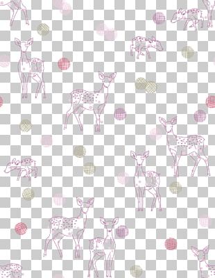 Deer Photography Cartoon Illustration PNG