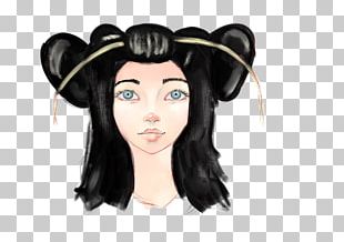 Black Hair Brown Hair Cartoon Character PNG, Clipart, Anime, Black