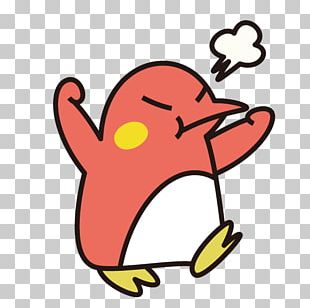 pink penguin clip art