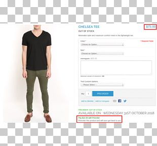 T-shirt Ecomwise Jeans PNG