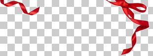 Valentines Day Ribbon Poster Banner PNG