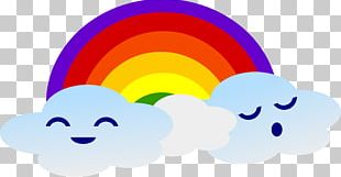 Rainbow Cloud Weather PNG