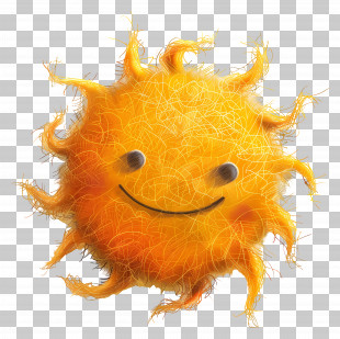 Sun - Smiling Sun Illustration PNG