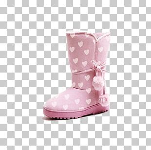 Snow Boot Pink Child PNG