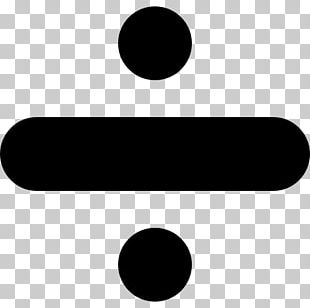 Obelus Division Mathematics Sign PNG