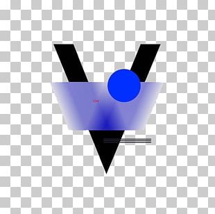 Blue Letter Typography Font PNG
