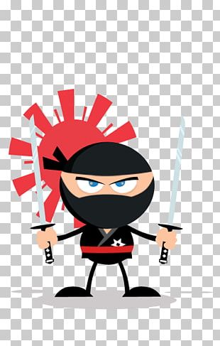 Chute ninja, ninja, desenho animado, PostScript encapsulado png