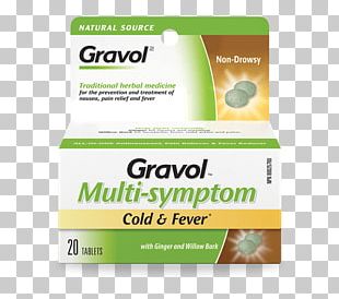 Gravol Natural Source Multi-Symptom Tablets Comprim S Gingembre Nuit De Gravol Common Cold Dimenhydrinate PNG