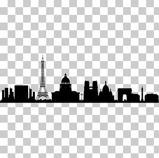 Paris Silhouette PNG, Clipart, Art, Black And White, Building, City ...