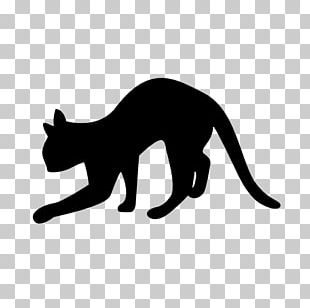 Black Cat Silhouette PNG, Clipart, Animals, Black, Black And White ...