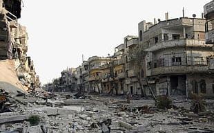 Messy War Ruins PNG