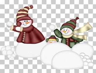 Snowman Cartoon Winter PNG