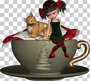 Coffee Biscuits Cat Child PNG