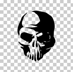 Skull Samurai Mask Sticker PNG, Clipart, Art, Black And White, Bone ...