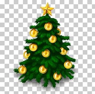 Christmas Tree Santa Claus PNG